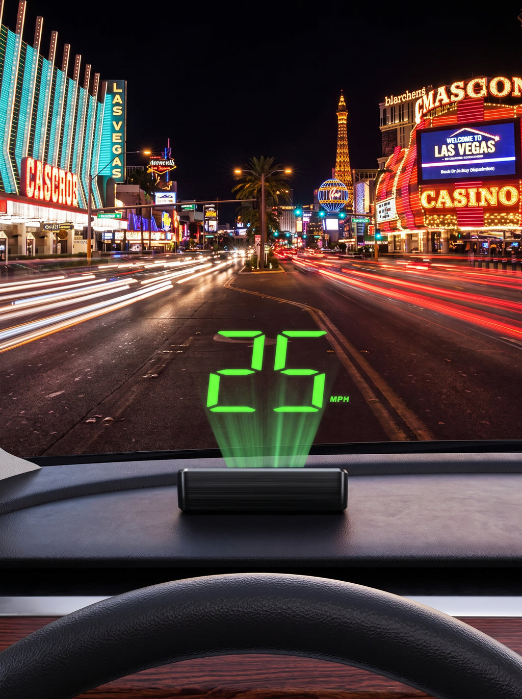 AeroHUD™ – Universal Digital GPS Heads-Up Speedometer