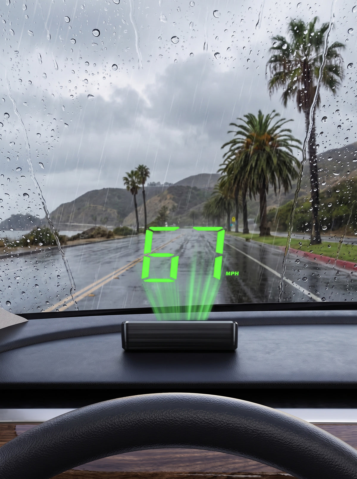 AeroHUD™ – Universal Digital GPS Heads-Up Speedometer