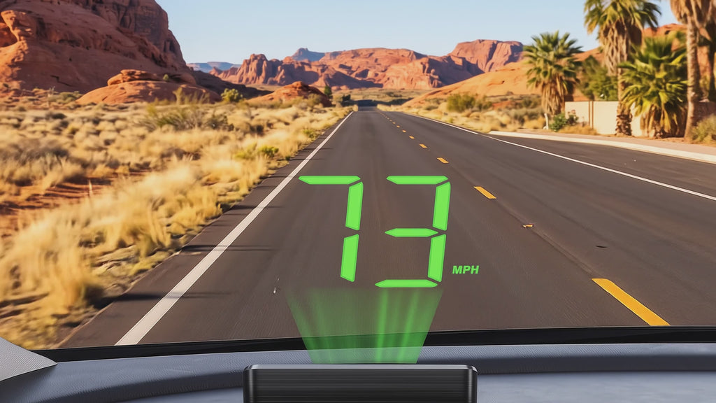 AeroHUD™ – Universal Digital GPS Heads-Up Speedometer