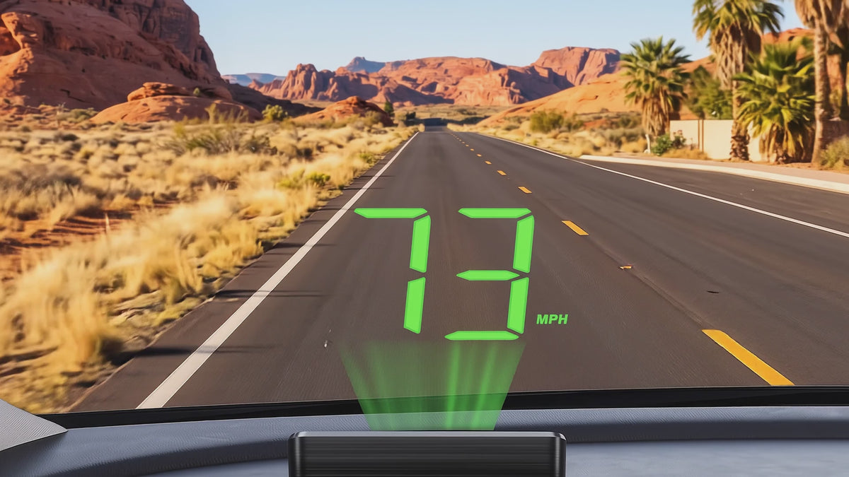 AeroHUD™ – Universal Digital GPS Heads-Up Speedometer